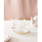 Madame Coco Gemma - Branche D'amour Gold 12 Piece Tea Set - 170ML - 1