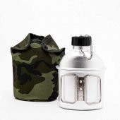 FreeCamp Goodman Alüminyum Kupalı Matara 1 Litre | Kamuflaj - 1