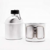 FreeCamp Goodman Alüminyum Kupalı Matara 1 Litre | Kamuflaj - 3