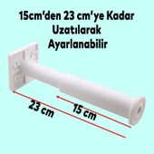Aspen 6'lı Set Mobilya Tv Ünitesi Koltuk Kanepe Konsol Destek Ayağı Ayakları 20 Cm Krem - 8