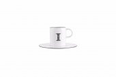 Porland Harf (I) Tabaklı Kahve Fincanı 85  Cc 04A+P021898 - 1