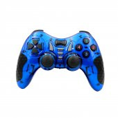 Winex 7in1 PC/PS2/PS2/PS3/PC360/TV/TVBOX/Android Cihazlar ile Uyumlu Kablosuz Gamepad Mavi - 1