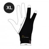 Sanatçı Çizim Eldiveni Siyah Renk XL - 1