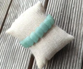 Bileklik Aventurin Doğal Taş Çakra Enerji Yoğo Lastikli Bilezik Kadın Erkek Takı thumbnail 3