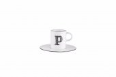 Porland Harf (P) Tabaklı Kahve Fincanı 85 Cc04A+P021907 - 1