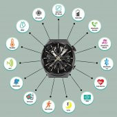 I-Chrono Round Mate CH010065.S60 Akıllı Saat - 4
