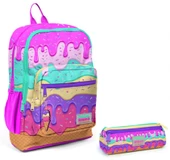 Coral High Renkli Dondurma İlkokul Sırt Çantası ve Kalemlik Seti thumbnail 1