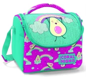 Coral High İlkokul Sırt Çantası ve Beslenme Çantası Seti - Avokado Kız Çocuk thumbnail 4