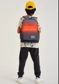 Coral High Siyah Turuncu Gradyan İlkokul ve Günlük Sırt Çantası - Erkek Çocuk thumbnail 3