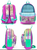 Coral High Pembe Su Yeşili Unicorn Okul Sırt ve Beslenme Çantası Seti - Kız Çocuk - Dört Bölmeli thumbnail 3
