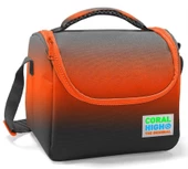 Coral High Siyah Turuncu Erkek Çocuk İlkokul Beslenme Çantası - Isı Yalıtımlı thumbnail 1