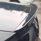 Audi A4 Uyumlu S4 Spoiler Piano Black 2019+ - 4