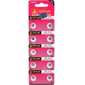 TIANQIU AG4 LR626/377 Alkalin 10'lu Düğme Pil - 1