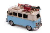 Dekoratif Metal Minibüs Tenteli Vintage Vosvos Hediyelik thumbnail 4