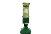 Dekoratif Metal Mikrofon Obje Biblo Vintage Hediyelik - 1
