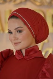DEVA KIRMIZI ABİYE ELBİSE - 4