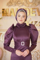 DEVA MÜRDÜM ABİYE ELBİSE - 3