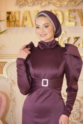 DEVA MÜRDÜM ABİYE ELBİSE - 4