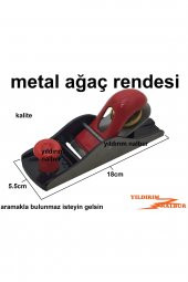 Metal Küçük Ağaç Rendesi Marangoz Rendesi Düz Taban Large - 2