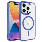 Vendas iPhone 15 Pro Max Uyumlu (15 Pro Max) Krom Serisi Wireless Şarj Özellikli Magsafe Silikon Kapak - 9
