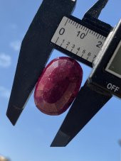 Faset Kesim Doğal Yakut Taşı 46,6 Karat ( Ruby , Rubin Stone) - 7