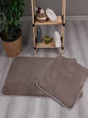My Evilla Modern Dekoratif Kaymaz Taban Simirna  Banyo Klozet takımı 60x100-50x60 - 5