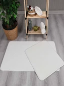 My Evilla Modern Dekoratif Kaymaz Taban Simirna  Banyo Klozet takımı 60x100-50x60 - 10