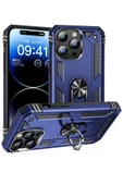 Apple iPhone 15 Pro Kılıf Vega Yüzüklü Standlı Zırh Kılıf thumbnail 4