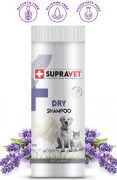 Supravet Dry Shampoo Lavanta Özlü Kedi Köpek Toz Şampuan 150 Ml - 1