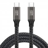 QG02 Type-C to Type-C PD 3.1 Data Kablosu 240W 480Mbps 1 Metre - 3