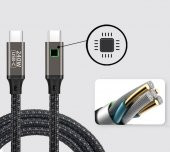 QG02 Type-C to Type-C PD 3.1 Data Kablosu 240W 480Mbps 1 Metre - 7