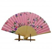 Japon Bambu Kumaş Yelpaze Çanta Boy Stant Hediyeli No.31 - 2