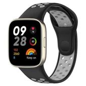 Xiaomi Redmi Watch 3 (Watch 3 Active Değildir) Kordon Delikli Spor Kordon - 6