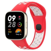 Xiaomi Redmi Watch 3 (Watch 3 Active Değildir) Kordon Delikli Spor Kordon - 3