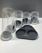 Arow Döner Standlı Cam Baharatlık-DC1.TR.3480 - 3