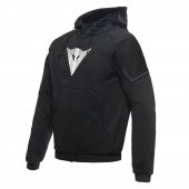 DAINESE CEKET DAEMON-X SAFETY HOODIE FULL ZIP BLACK WHITE - 1