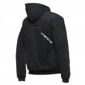 DAINESE CEKET DAEMON-X SAFETY HOODIE FULL ZIP BLACK WHITE - 2