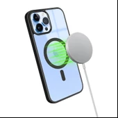 iPhone 13 Pro Max Magsafe Özellikli Renkli Clear Case Kapak - 9