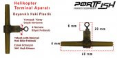 Portfish Helicopter Terminal Tackle T Fırdöndü (Sissy Aparatı) - 3