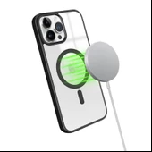 iPhone 12 Pro Max Magsafe Özellikli Renkli Clear Case Kapak - 9