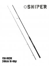 Fujin Sniper 240 cm 10-40 gr Spin Kamış FSN-802M - 2