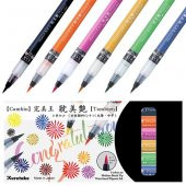 Zig Cambio Tambien Brush Pen Fırça Uçlu Kalem 6 lı Set - 1