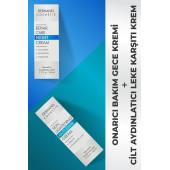 Dermanel Cilt Aydınlatıcı Leke Karşıtı Krem+Dermanel Onarıcı Bakım Gece Kremi - 1