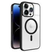 iPhone 14 Pro Magsafe Özellikli Renkli Clear Case Kapak - 6