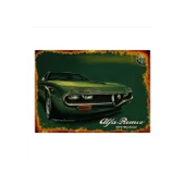 Alfa Romeo Ahşap Poster 10*15 Cm - 1