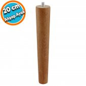 Mobilya Sofra Ahşap Ayak Sehpa Sandalye Masa Puf Tabure Mobilya Kanepe Ayağı Koltuk Baza Dolap Ayakları 20 cm thumbnail 1
