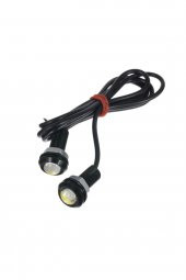 Ayna Altı Led Kartal Gözü Gündüz Farı Led Amber Turuncu 1 Çift - 5