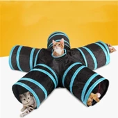 Katlanabilir 5 Yönlü Kedi Oyun Tüneli - 2