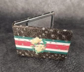 Cep Ayna Gül Makyaj Çanta Seyahat Taşınabilir Ayna Kozmetik Büyüteç Kompakt thumbnail 2