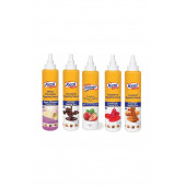 Kent Boringer Karma Topping Sos (Karamel, Frambuaz, Çikolata, Beyaz Çikolata, Çilek) 750 Gr x 5 Adet - 1